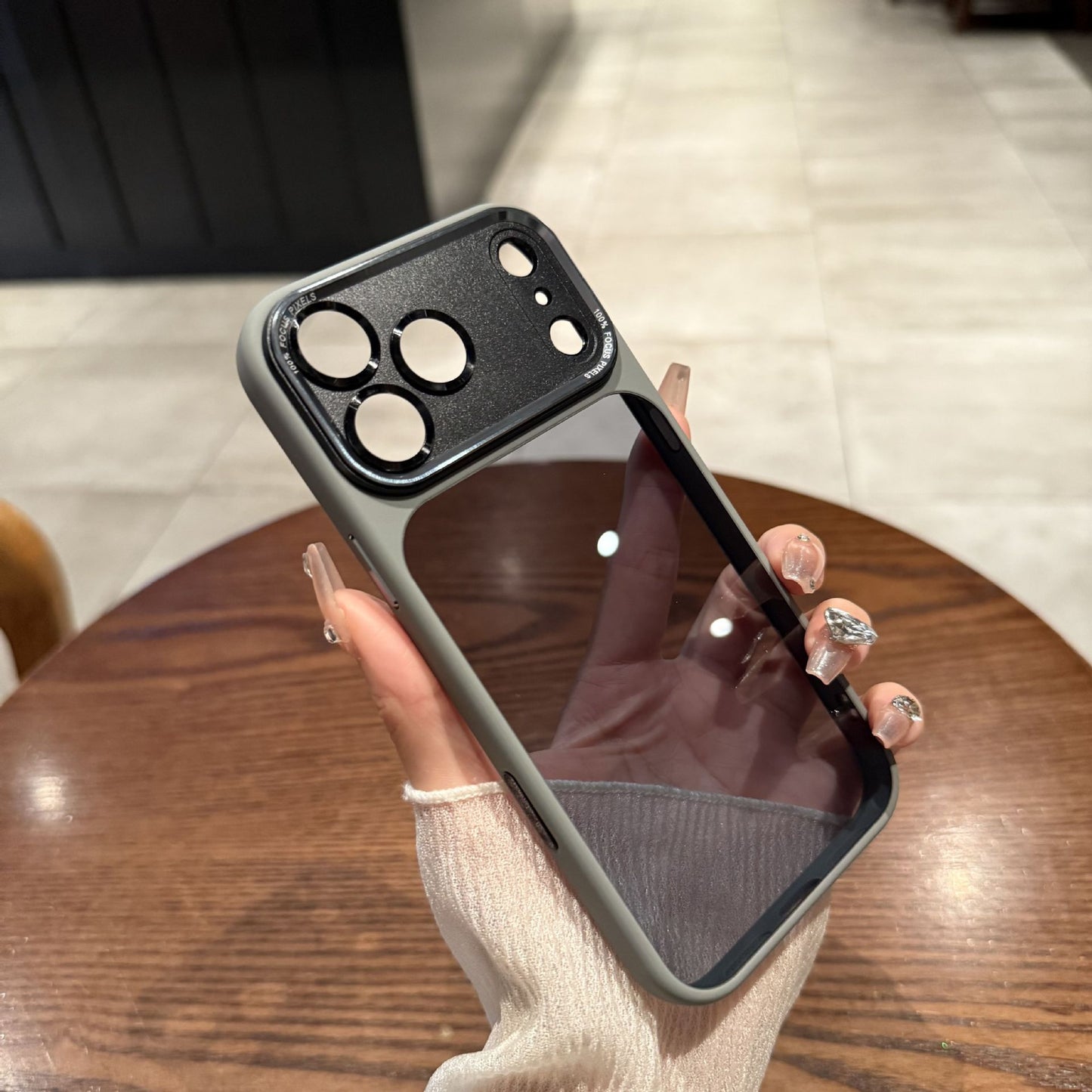 Phone Case Integrated AI Button Metal Lens Phone Cover