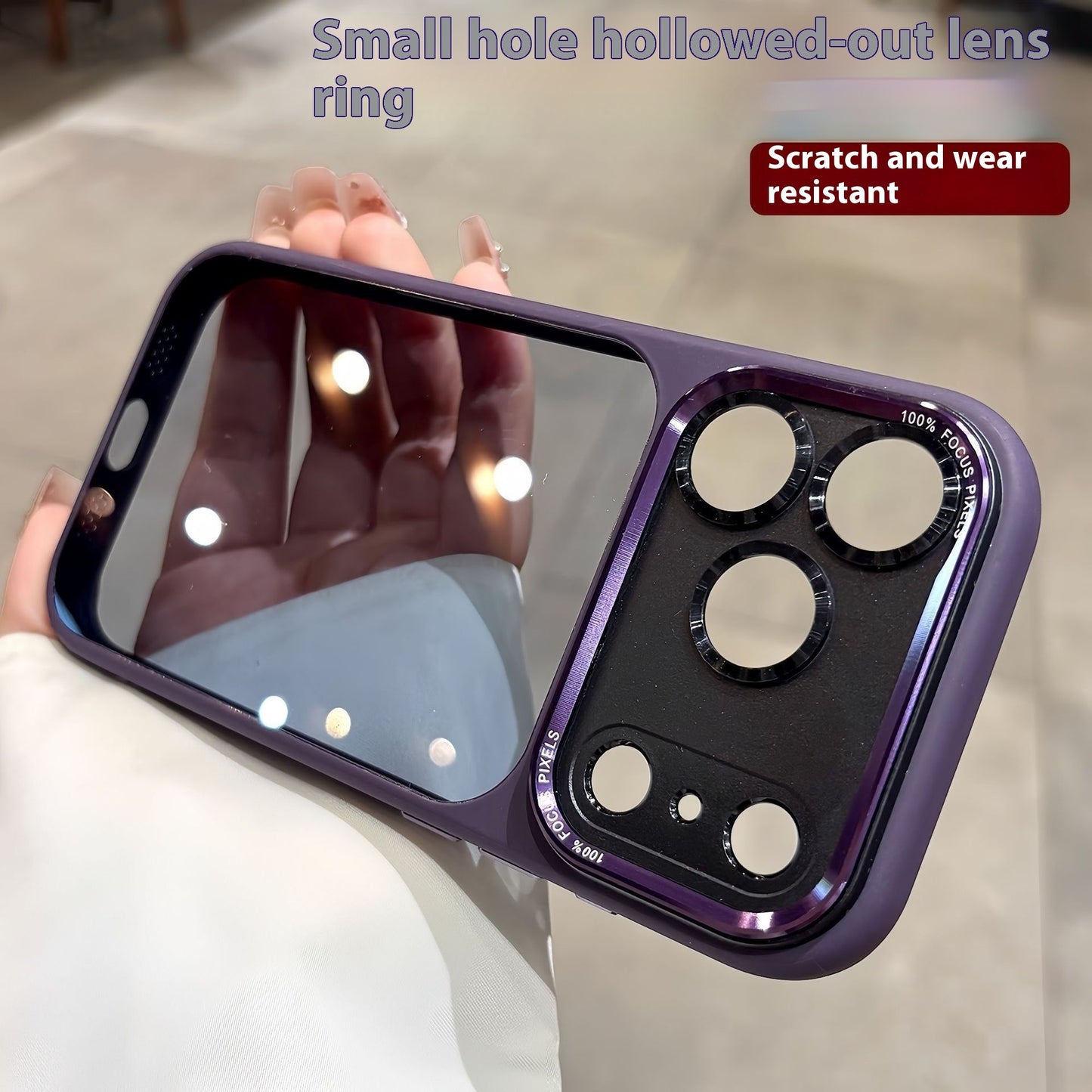 Phone Case Integrated AI Button Metal Lens Phone Cover