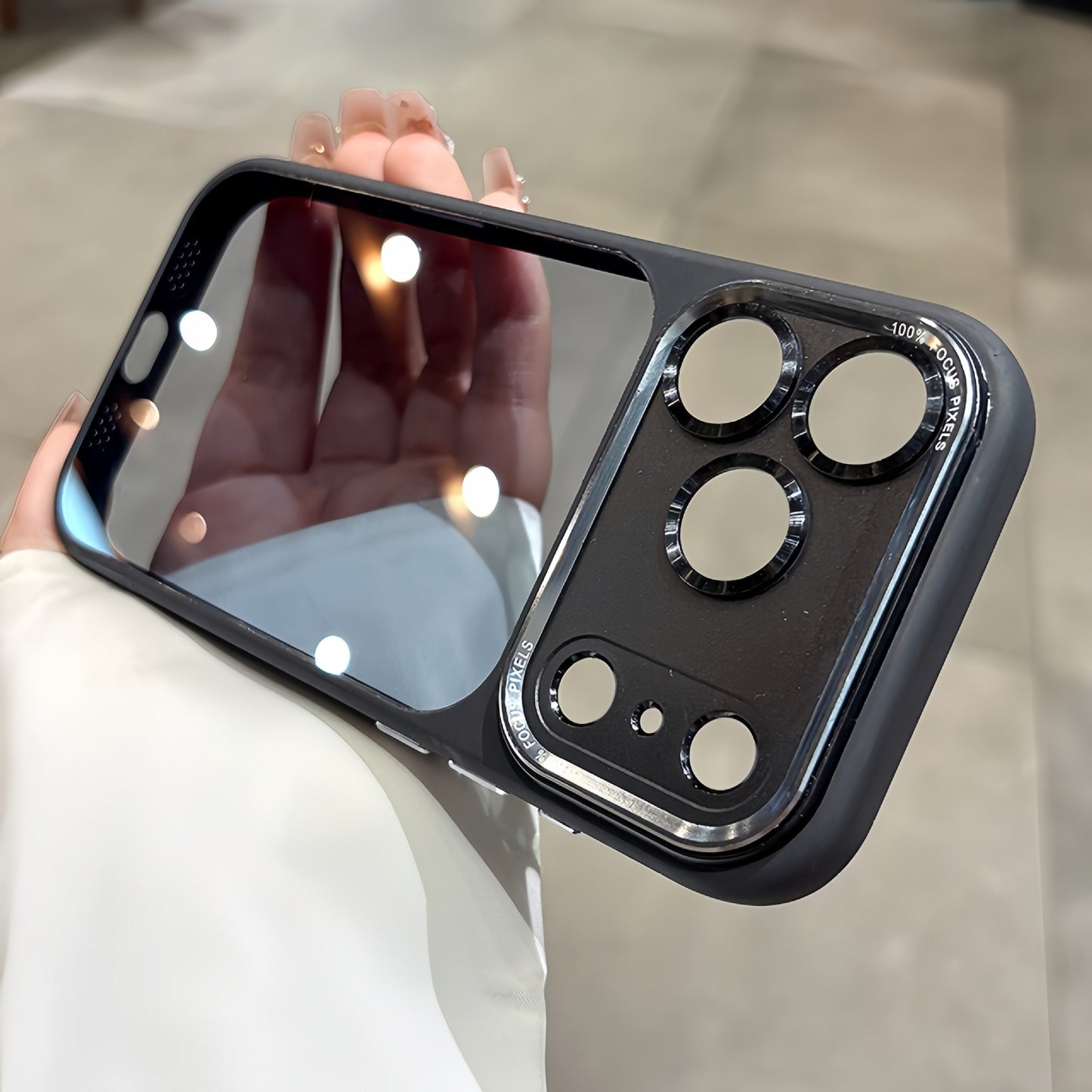 Phone Case Integrated AI Button Metal Lens Phone Cover