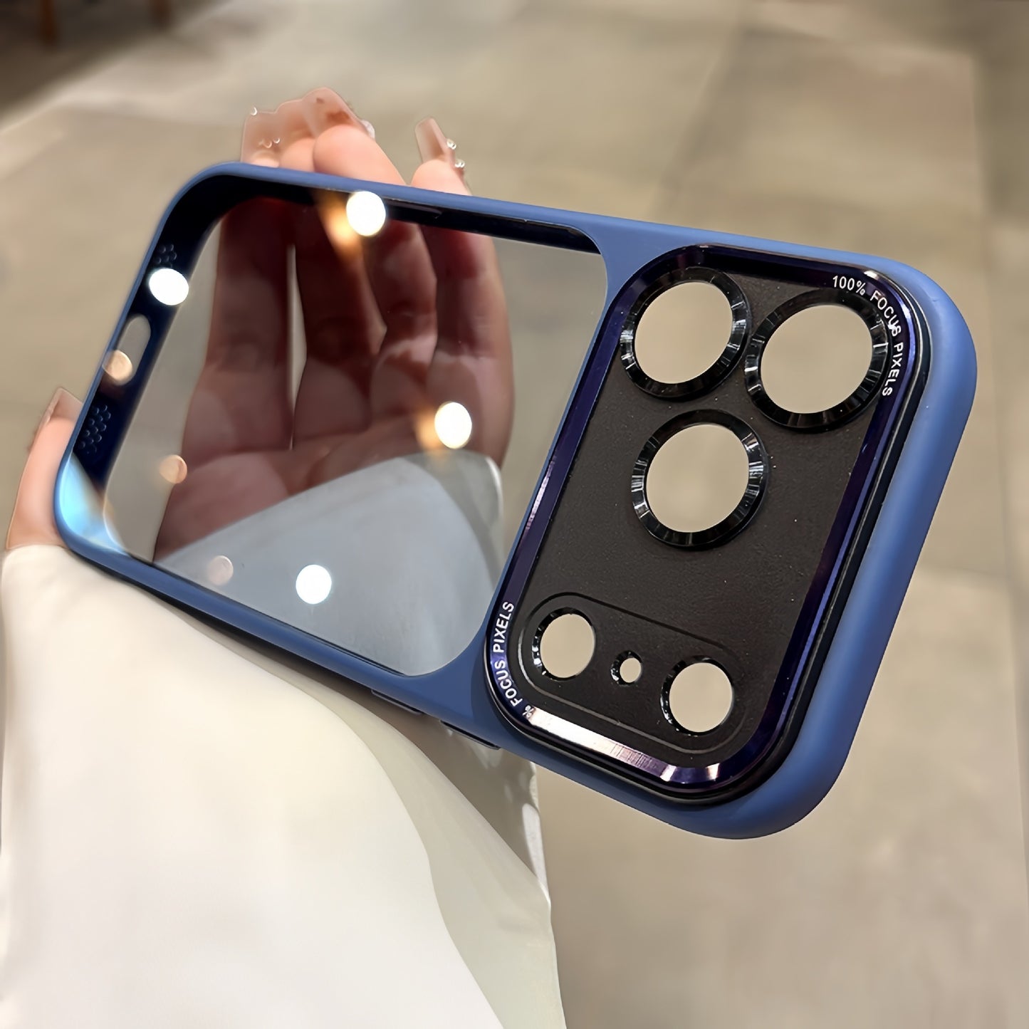 Phone Case Integrated AI Button Metal Lens Phone Cover