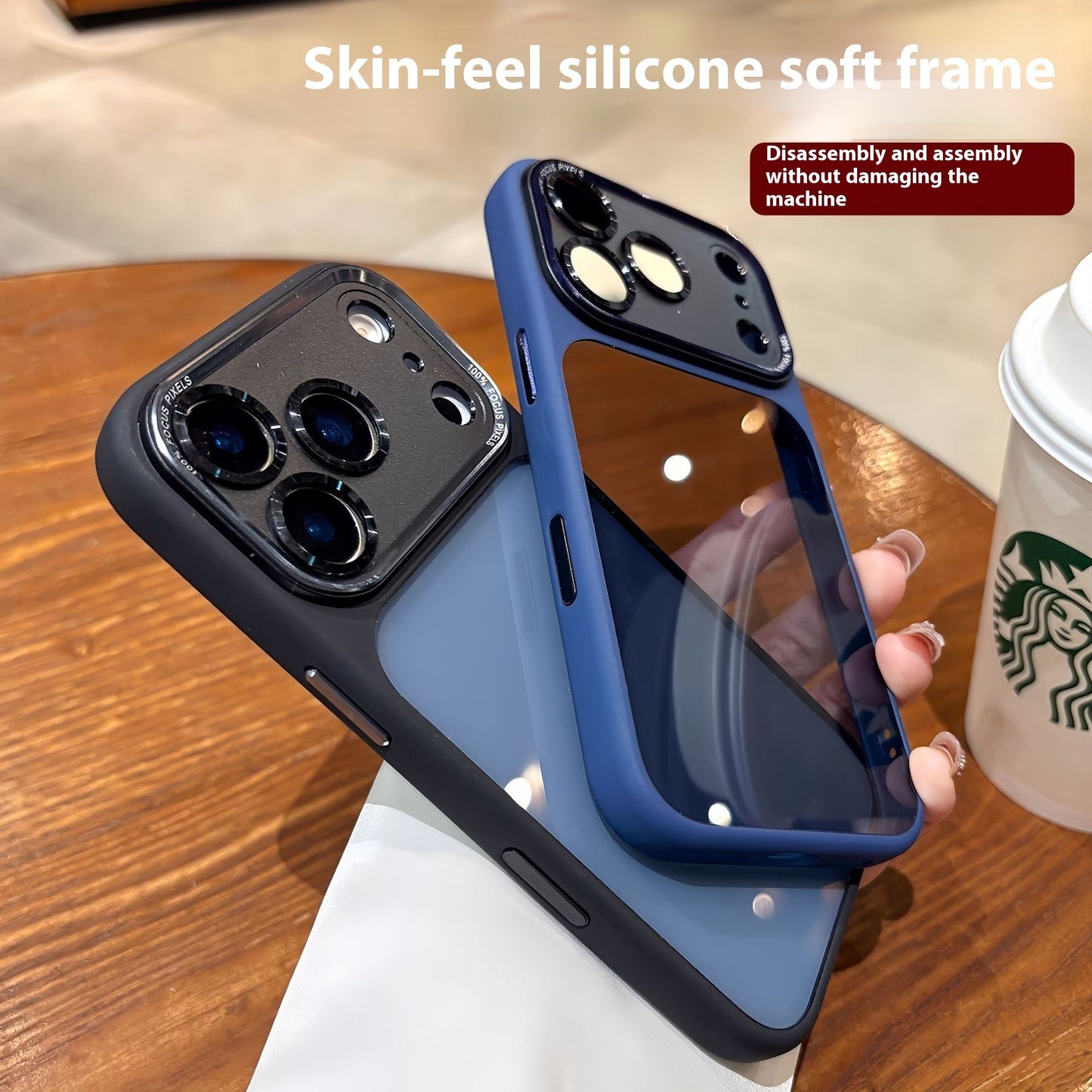 Phone Case Integrated AI Button Metal Lens Phone Cover